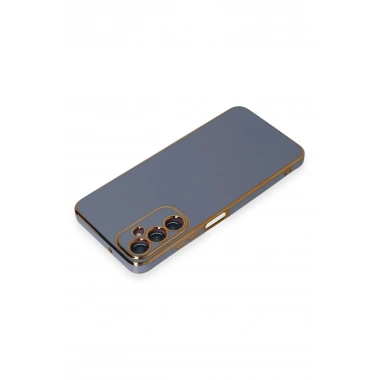 Mey İthalat®  Samsung Galaxy A05S Kılıf Volet Silikon - Mavi