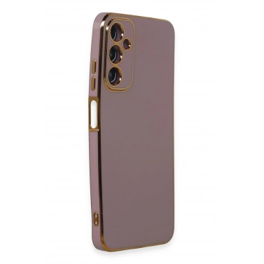Mey İthalat®  Samsung Galaxy A05S Kılıf Volet Silikon - Mor