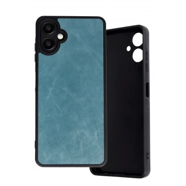Mey İthalat®  Samsung Galaxy A06 Kılıf Aras Deri Kapak - Açık Yeşil