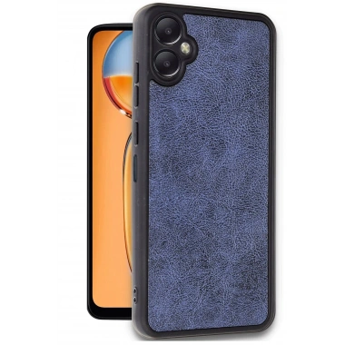 Mey İthalat®  Samsung Galaxy A06 Kılıf Aras Deri Kapak - Lacivert