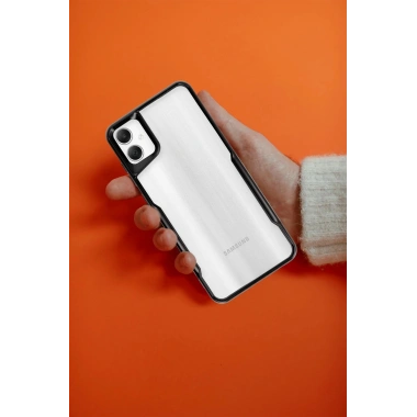Mey İthalat®  Samsung Galaxy A06 Kılıf Boyi Silikon Kapak - Lacivert