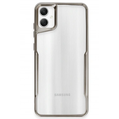 Mey İthalat®  Samsung Galaxy A06 Kılıf Boyi Silikon Kapak - Titan Gri