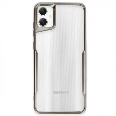 Mey İthalat®  Samsung Galaxy A06 Kılıf Boyi Silikon Kapak - Titan Gri