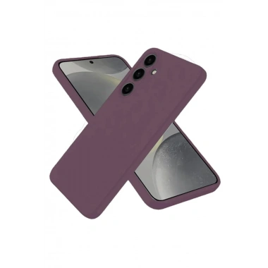 Mey İthalat®  Samsung Galaxy A06 Kılıf First Silikon - Mürdüm