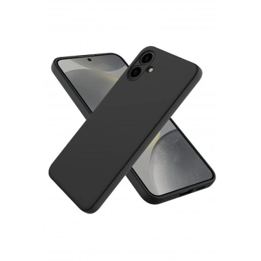 Mey İthalat®  Samsung Galaxy A06 Kılıf First Silikon - Siyah