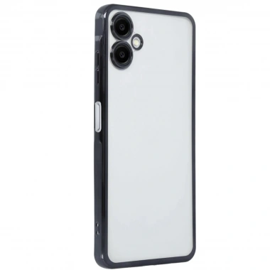 Mey İthalat®  Samsung Galaxy A06 Kılıf  Lensli Silikon - Siyah