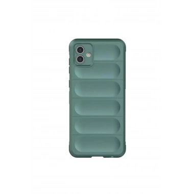 Mey İthalat®  Samsung Galaxy A06 Kılıf Optimum Silikon - Koyu Yeşil
