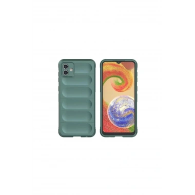 Mey İthalat®  Samsung Galaxy A06 Kılıf Optimum Silikon - Koyu Yeşil