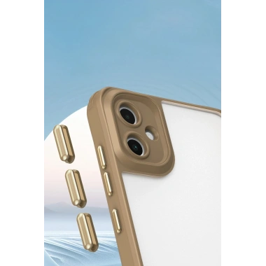 Mey İthalat®  Samsung Galaxy A06 Kılıf Penta Silikon Kılıf - Titan Gri