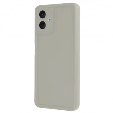Mey İthalat®  Samsung Galaxy A06 Kılıf Viera Silikon - Krem