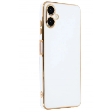 Mey İthalat®  Samsung Galaxy A06 Kılıf Volet Silikon - Beyaz
