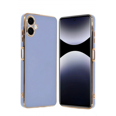 Mey İthalat®  Samsung Galaxy A06 Kılıf Volet Silikon - Mavi