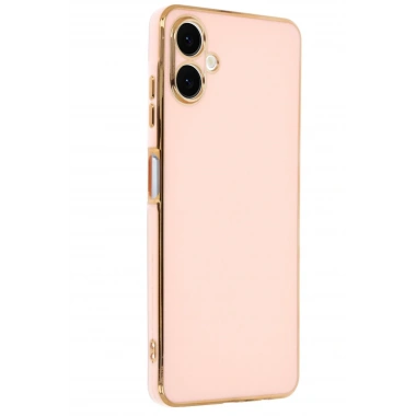 Mey İthalat®  Samsung Galaxy A06 Kılıf Volet Silikon - Pembe