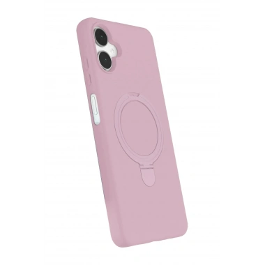 Mey İthalat®  Samsung Galaxy A06 Regal Magsafe Standlı Kapak - Açık Pembe