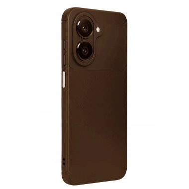 Mey İthalat®  Samsung Galaxy A07 4G Auto Focus Karbon Kapak - Kahverengi