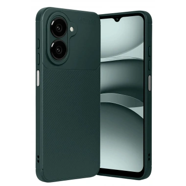 Mey İthalat®  Samsung Galaxy A07 4G Auto Focus Karbon Kapak - Koyu Yeşil