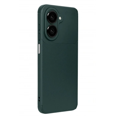 Mey İthalat®  Samsung Galaxy A07 4G Auto Focus Karbon Kapak - Koyu Yeşil