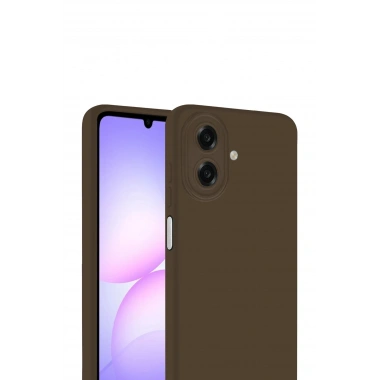 Mey İthalat®  Samsung Galaxy A07 4G First Silikon - Kahverengi