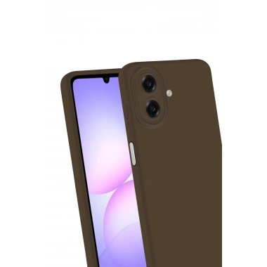 Mey İthalat®  Samsung Galaxy A07 4G First Silikon - Kahverengi