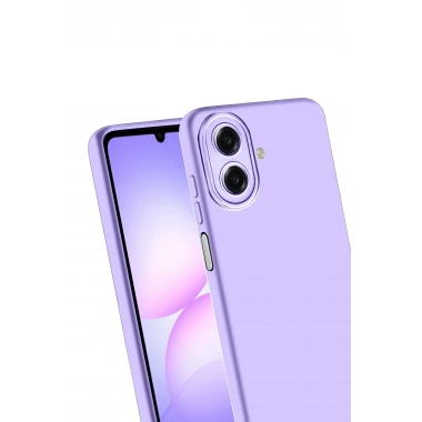 Mey İthalat®  Samsung Galaxy A07 4G First Silikon - Lila