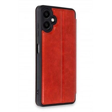 Mey İthalat®  Samsung Galaxy A07 4G Flip Cover - Kırmızı