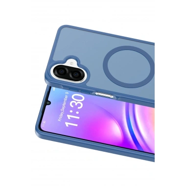 Mey İthalat®  Samsung Galaxy A07 4G Jota Magsafe Kapak - Lacivert
