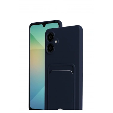 Mey İthalat®  Samsung Galaxy A07 4G Kelvin Kartvizitli Silikon - Lacivert