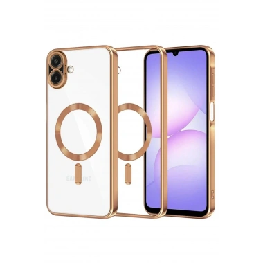 Mey İthalat®  Samsung Galaxy A07 4G Kross Magneticsafe Kapak - Çöl Titanyum