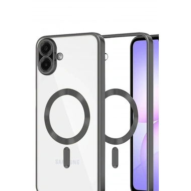 Mey İthalat®  Samsung Galaxy A07 4G Kross Magneticsafe Kapak - Siyah