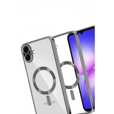 Mey İthalat®  Samsung Galaxy A07 4G Kross Magneticsafe Kapak - Titan Gri