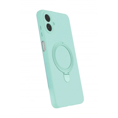 Mey İthalat®  Samsung Galaxy A07 4G Regal Magsafe Standlı Kapak - Su Yeşili