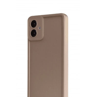 Mey İthalat®  Samsung Galaxy A07 4G Viera Silikon - Kahverengi