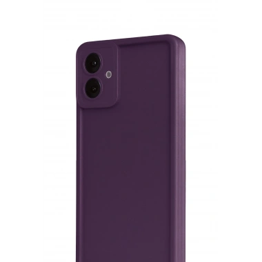 Mey İthalat®  Samsung Galaxy A07 4G Viera Silikon - Mürdüm