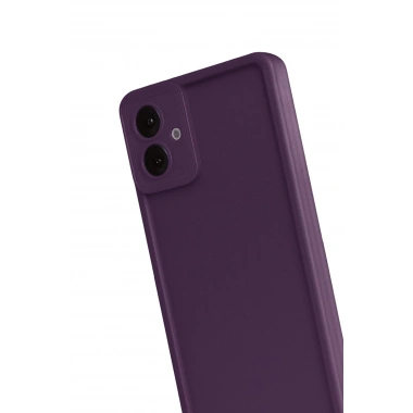 Mey İthalat®  Samsung Galaxy A07 4G Viera Silikon - Mürdüm