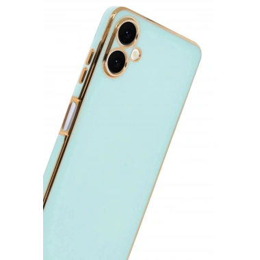 Mey İthalat®  Samsung Galaxy A07 4G Volet Silikon - Açık Yeşil