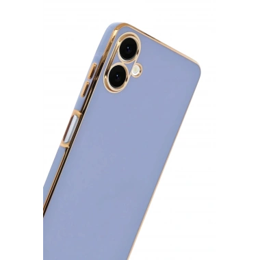 Mey İthalat®  Samsung Galaxy A07 4G Volet Silikon - Mavi
