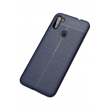 Mey İthalat®  Samsung Galaxy A11 Kılıf Auto Focus Kapak - Lacivert