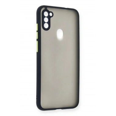 Mey İthalat®  Samsung Galaxy A11 Kılıf Montreal Silikon Kapak - Lacivert