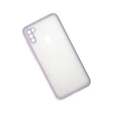 Mey İthalat®  Samsung Galaxy A11 Kılıf Montreal Silikon Kapak - Mor