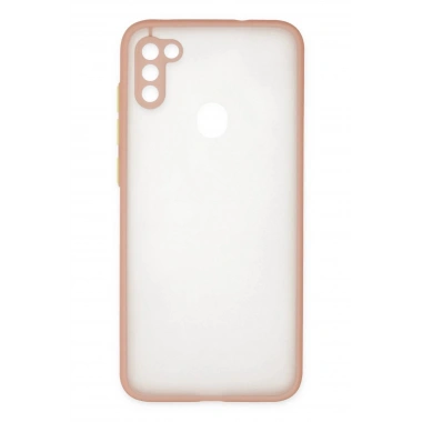 Mey İthalat®  Samsung Galaxy A11 Kılıf Montreal Silikon Kapak - Pembe