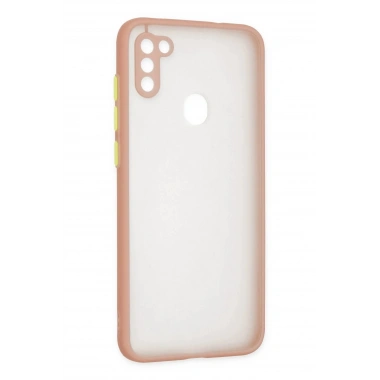 Mey İthalat®  Samsung Galaxy A11 Kılıf Montreal Silikon Kapak - Pembe