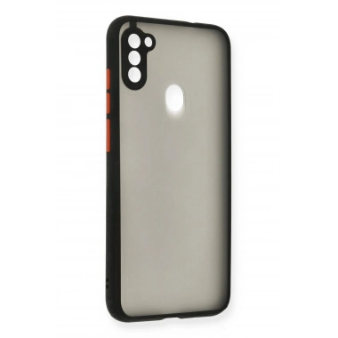 Mey İthalat®  Samsung Galaxy A11 Kılıf Montreal Silikon Kapak - Siyah