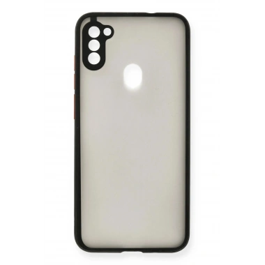 Mey İthalat®  Samsung Galaxy A11 Kılıf Montreal Silikon Kapak - Siyah
