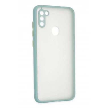 Mey İthalat®  Samsung Galaxy A11 Kılıf Montreal Silikon Kapak - Turkuaz