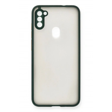Mey İthalat®  Samsung Galaxy A11 Kılıf Montreal Silikon Kapak - Yeşil
