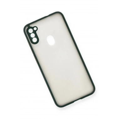 Mey İthalat®  Samsung Galaxy A11 Kılıf Montreal Silikon Kapak - Yeşil