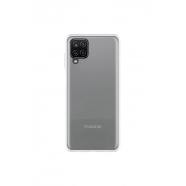 Mey İthalat®  Samsung Galaxy A12 Kılıf Lüx Şeffaf Silikon
