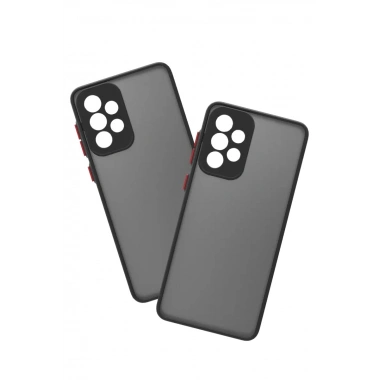 Mey İthalat®  Samsung Galaxy A13 4G Kılıf Montreal Silikon Kapak - Siyah