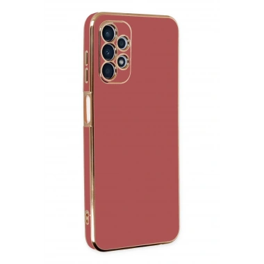Mey İthalat®  Samsung Galaxy A13 4G Kılıf Volet Silikon - Kırmızı