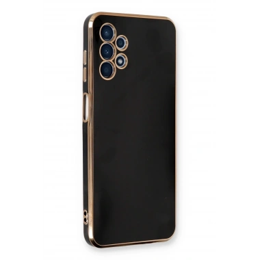 Mey İthalat®  Samsung Galaxy A13 4G Kılıf Volet Silikon - Siyah